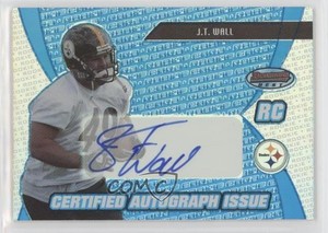 2003 Bowman's Best Blue /499 JT Wall #161 Rookie Auto RC