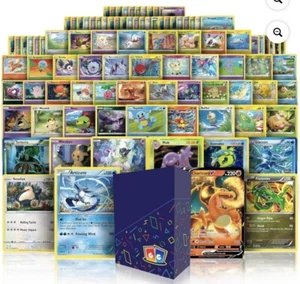 Pokémon Ultra Rare Starter Bundle 100+ Authentic Cards - Picture 1 of 6