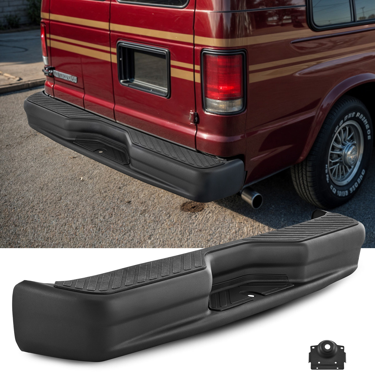Parachoques Traseros De Alta Resistencia Para Camioneta Ford Econoline