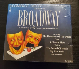 The Best of Broadway 3 CD set BRAND NEW & SEALED - Cats, Phantom of Opera, etc. - Picture 1 of 1