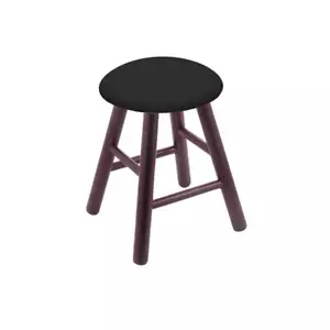 Eiche rund Kissen 18" drehbarer Waschtischhocker mit glatten Beinen, dunkle Kirsche... - Bild 1 von 3