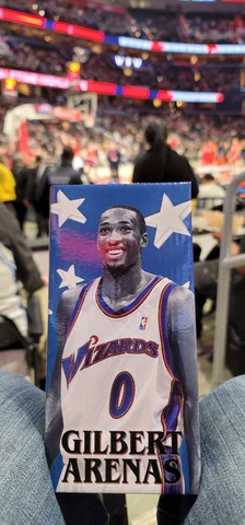 NEW GILBERT ARENAS Washington Wizards NBA Bobblehead Give Away (SGA) 3/31/2023 Cover
