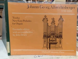 Johann Georg Albrechtsberger: Twelve new Easy Preludes for Organ: Music Score - Picture 1 of 3