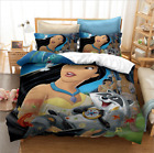 Fairy Princess Duvet Cover Set Trolls Bedding Set Quilt Cover Pillowcase Bed H1