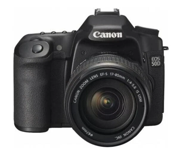 Canon EOS 50D 15.1MP Digital SLR Camera - Black (Kit w/ EF IS 17-85mm Lens) - Image 1 of 1