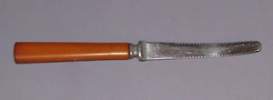 Grapefruitmesser Bakelit Butterscotch Vintage Wellenschliff Edelstahl USA - Bild 1 von 4