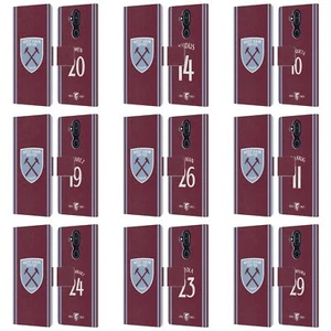 WEST HAM UNITED FC 2024/25 PLAYERS HOME KIT LEATHER BOOK CASE FOR NOKIA PHONES - Picture 1 of 15