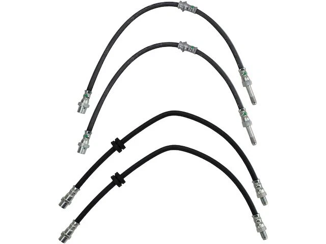 TRQ 95CT89F Front and Rear Brake Hose Set Fits 1998-1999 BMW 323is - Image 1 of 1