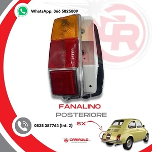 Fanale Posteriore Sinistro Fanalino Stop Sx FIAT 500 EPOCA F L R Dal 1965 In poi - Foto 1 di 5