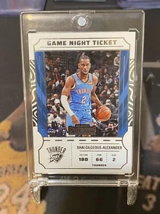 2022-23 Panini Contenders Shai Gilgeous-Alexander Game Night Ticket Nr. 25 OKC - Bild 1 von 10
