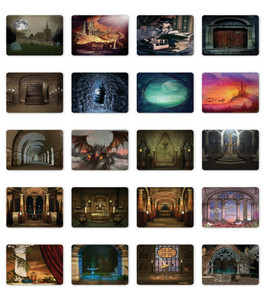 Ambesonne Gothic Victorian Mousepad Rectangle Non-Slip Rubber