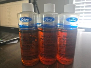 FORD OEM ORIGINAL Power Flush Injector Fluid E6AZ-19579-C 3pk NEW NOS - Picture 1 of 5