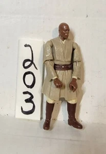 2004 LOOSE STAR WARS MACE WINDU ACTION FIGURE 3 3/4" SQUEEZE LEGS ARMS MOVE - Picture 1 of 3