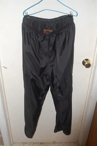 STEARNS Waterproof Rain/Hiking/Ski/Snowboard Pants. Black, Lined, Mens XL. Used. - Picture 1 of 9