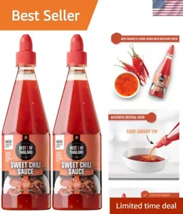 Sweet Chili Sauce | 2 Bottles of 23.65oz Real Authentic Asian-Brewed Thai Mar... - Picture 1 of 8