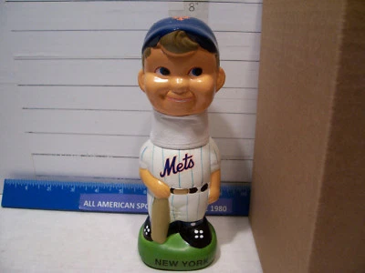 TEI 1996. TWINS ENTERPRISE INC. NEW YORK METS CARA BOBBLEHEAD SE VE COMO NUEVO Foto 1 de 4