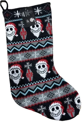 The Nightmare Before Christmas Disney Knit 18" Stocking Lined NEW With Tags - Image 1 of 4