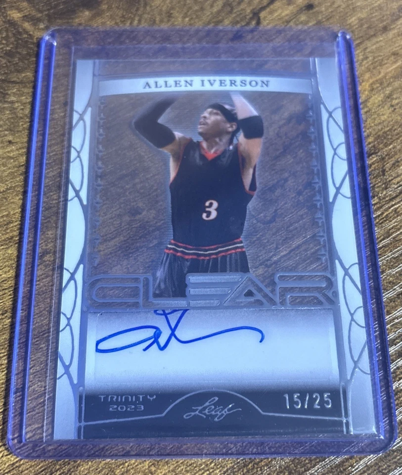 艾伦·弗森亲笔签名 /25 Leaf Trinity 透明 2023 — 第 1/2 张图片