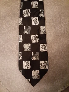 Disney Pooh Krawatte mit Allover-Druck Winnie Puuh Tigger und mehr Vintage 56 Zoll - Bild 1 von 6