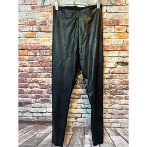 Commando Kunstleder Leggings Perfect Control Schwarz Hose Damen Gr. Medium - Bild 1 von 4