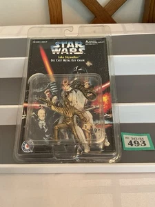 VINTAGE PLACO TOYS 1996 STAR WARS LUKE SKYWALKER METALL SCHLÜSSELANHÄNGER. VERSIEGELT (493/19) - Bild 1 von 5