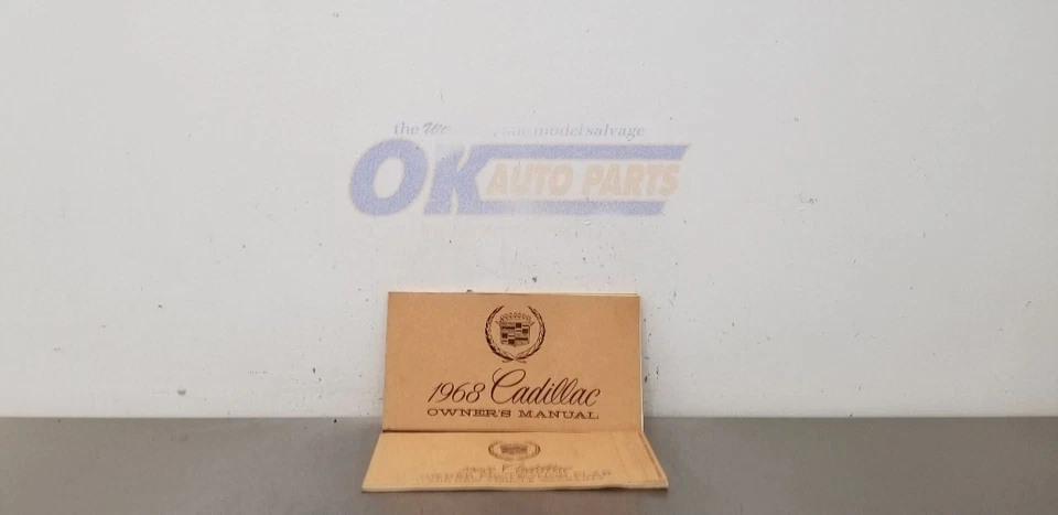 1968 CADILLAC DEVILLE OEM OWNERS MANUAL - Image 1 of 4