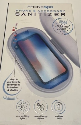  Teléfono Celular TZUMI PHONE SPA y Accesorio UV-C Desinfectante Nuevo Foto 1 de 2
