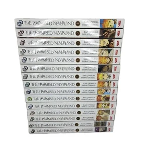 The Promised Neverland volumes 1-15 Kaiu Shirai Posuka Demizu manga anglais à savoir - Photo 1/9