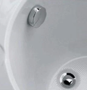 Novellini Colonna di Scarico Cromo con Sifone per Vasche Bagno Incasso Incassate - Picture 1 of 1