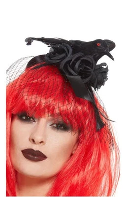 Women's Crow Headband, Black Costume Accessory - Image 1 of 3