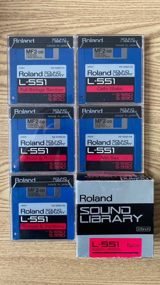 Roland S-50 Sound Library L-551 - Image 1 of 1