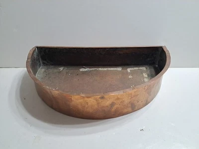 Maceta de cobre de medio círculo Foto 1 de 4