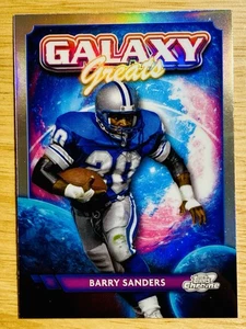 2024 Topps Cosmic Chrome BARRY SANDERS Galaxy Greats #GG-13 Detroit Lions - Picture 1 of 2
