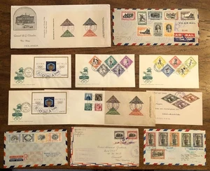 E4604: (12) 1930's-60's Costa Rica FDC, Sets, Sheets - Picture 1 of 1