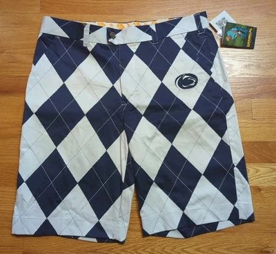 Loudmouth Golf Shorts Penn State University Nittany Lions Men Size 34 New NWT - Image 1 of 4