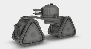 Delahaye Tank 1918 Panzer Prototyp WW1 Bausatz 3D Druck 1:100 - 1:35 - Picture 1 of 5