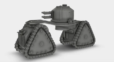 Delahaye Tank 1918 Panzer Prototyp WW1 Bausatz 3D Druck 1:100 -  1:35 - Bild 1 von 4