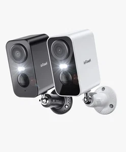 ieGeek 2K/3MP Überwachungskamera Akku WLAN Kabellose mit Farbige Nachtsicht, PIR - Bild 1 von 10