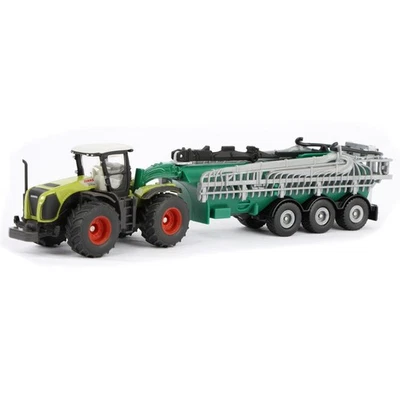 1/87 Claas Xerion 5000 Trattore Con Liquami Cisterna Concime Spreader SIKU-1827 - Immagine 1 di 4