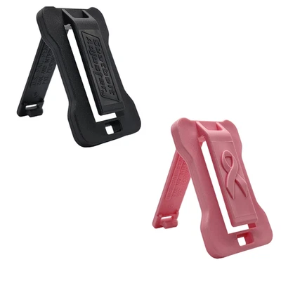Masterlink Seat Belt Adjuster for Neck Comfort, 2 Clips, Black/Pink Set - Image 1 of 4
