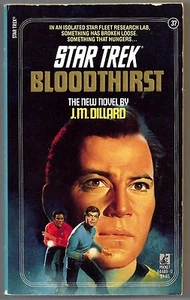Bloodthirst by J.M. Dillard Star Trek Novel - Picture 1 of 2