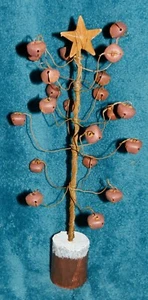 SÜSSER PRIMITIVER RUSTIKALER JINGLE BELL WEIHNACHTSBAUM! - Bild 1 von 2