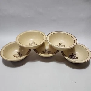 Set of 5 - Vtg 1970s Pfaltzgraff Village 6" Soup Cereal Bowls Stoneware USA Made - Picture 1 of 5