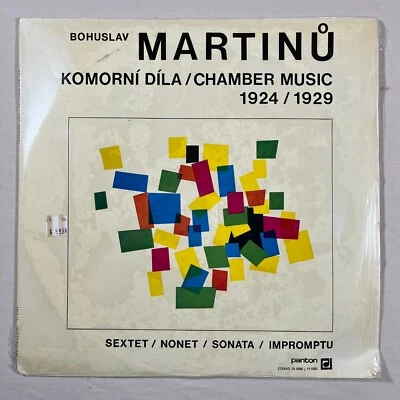 MARTINU Sextet/Nonet/Sonata/Impromtu 1977 Import Vinyl LP Panton 11 0282 - VG+ - Image 1 of 4