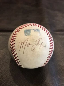 OML Hand-signed Autographed Game-Used Baseball - Matthew Lecroy -Minnesota Twins - Picture 1 of 7
