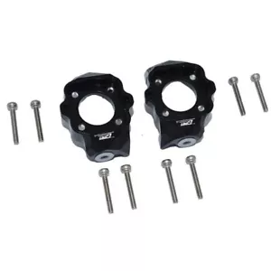 GPM Racing Aluminum Front C-Hubs Set Black : Losi 1/8 LMT Solid Axle - Picture 1 of 4