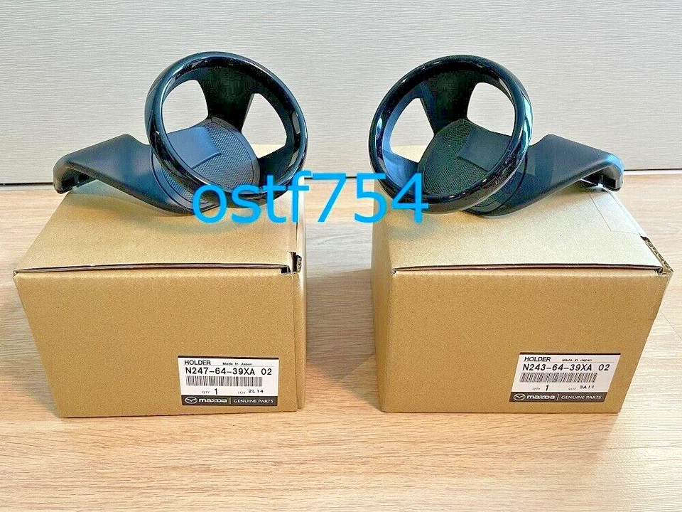 Mazda Genuine MX-5 Miata Roadster 15-24 Drink Cup Holer Left Right Pair OEM JDM Foto 1 de 4
