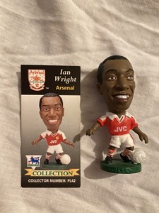 Ian Wright Original Corinthian Ian Wright Arsenal 95/96 PL42 Card Wrote On