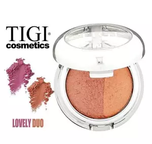 Paquete de 2 rubores TIGI Lovely Duo - brillo natural 0,071 OZ (MS-64047) NUEVO SIN CAJA para mujer - Imagen 1 de 11