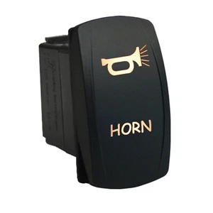 Interruptor basculante HORN 654WM 12V láser momentáneo LED blanco todoterreno para Durango - Imagen 1 de 1